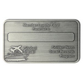Etched Nickel Silver Name Badge (1-1/2" x 3")